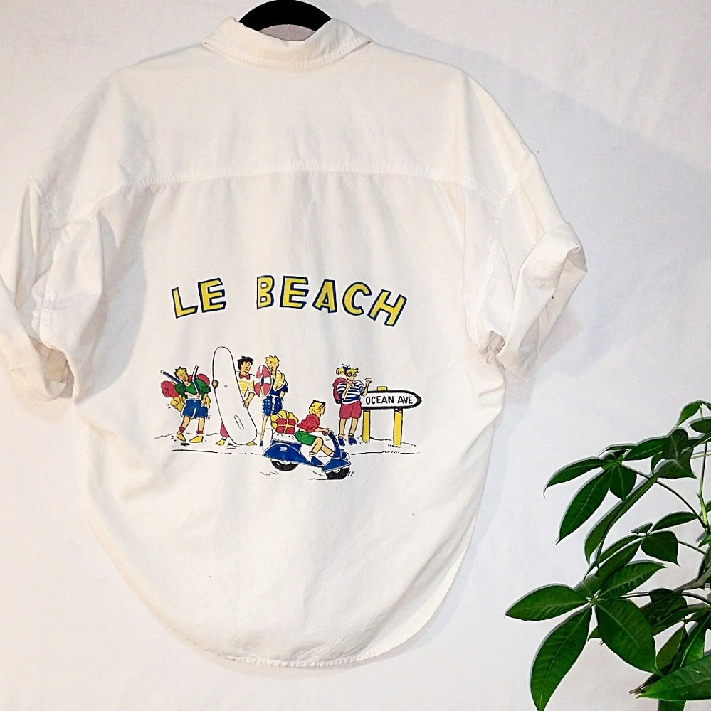 Le Beach Vintage short sleeve Polo